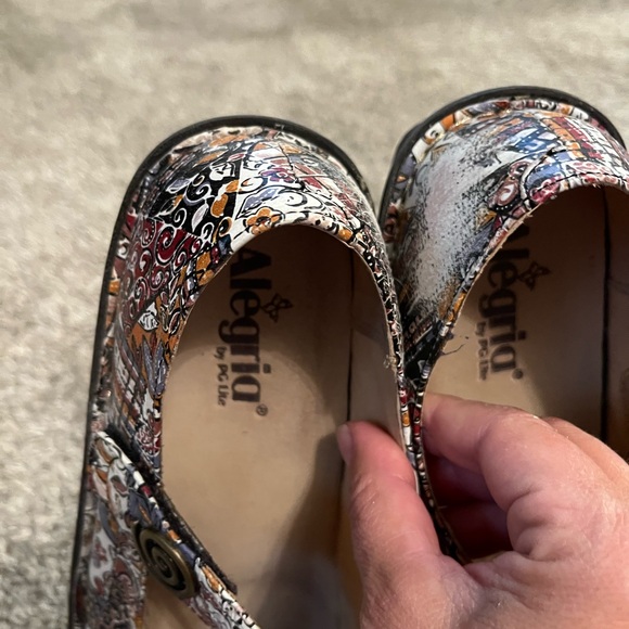 Alegria Multicolor Mary Jane Shoes - Paloma Autumn Swirl 8.5 (39) - Picture 7 of 16